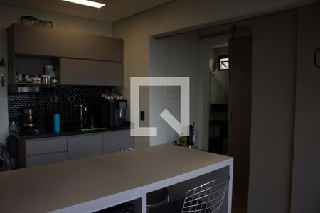 Sala/cozinha de kitnet/studio para alugar com 1 quarto, 40m² em Paraíso do Morumbi, São Paulo