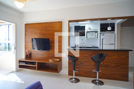 Sala de apartamento para alugar com 2 quartos, 70m² em Jurerê, Florianópolis