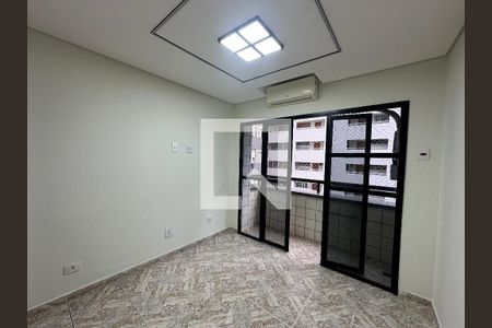 Sala de apartamento para alugar com 1 quarto, 48m² em Itararé, São Vicente