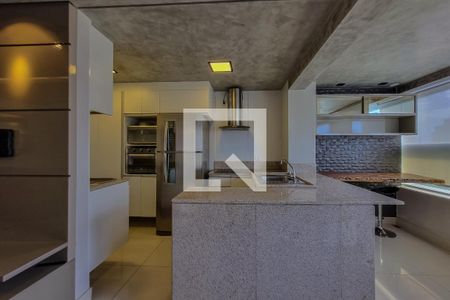 Cozinha de apartamento para alugar com 1 quarto, 45m² em Vila da Serra, Nova Lima