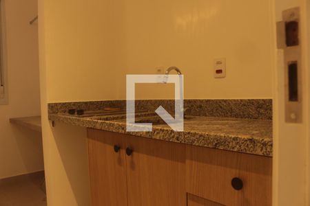 cozinha de kitnet/studio para alugar com 1 quarto, 12m² em Campos Elíseos, São Paulo