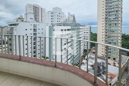 Varanda de apartamento para alugar com 2 quartos, 89m² em Vila Alzira, Guarujá