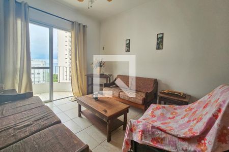 Sala de apartamento para alugar com 2 quartos, 89m² em Vila Alzira, Guarujá