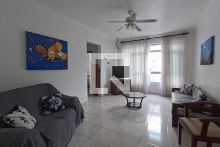 Sala de Estar e Jantar de apartamento para alugar com 2 quartos, 110m² em José Menino, Santos