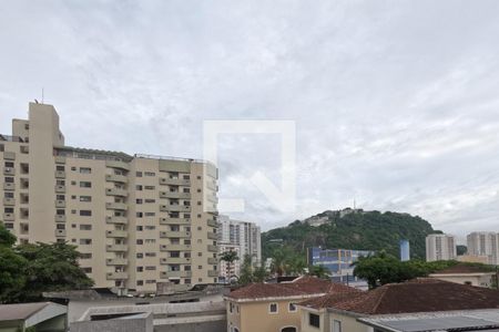 Sala de Estar e Jantar - Vista de apartamento para alugar com 2 quartos, 110m² em José Menino, Santos