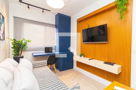 Sala de apartamento à venda com 1 quarto, 26m² em Bela Vista, São Paulo