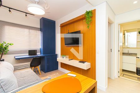 Sala de apartamento à venda com 1 quarto, 26m² em Bela Vista, São Paulo