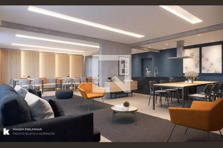 Apartamento à venda com 26m², 1 quarto e sem vaga Apartamento à venda com 26m², 1 quarto e sem vagaÁrea comum - Salão de festas