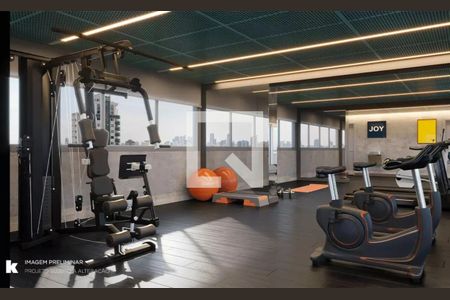 Apartamento à venda com 26m², 1 quarto e sem vaga Apartamento à venda com 26m², 1 quarto e sem vagaÁrea comum - Academia