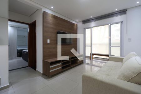 Sala de apartamento para alugar com 2 quartos, 60m² em Vila Alto de Santo André, Santo André