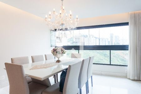 Sala de Jantar de apartamento para alugar com 4 quartos, 138m² em Vila da Serra, Nova Lima