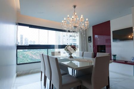 Sala de Jantar de apartamento para alugar com 4 quartos, 138m² em Vila da Serra, Nova Lima