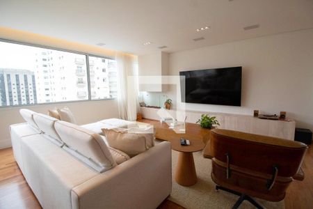 Sala de apartamento à venda com 2 quartos, 213m² em Jardim Paulista, São Paulo