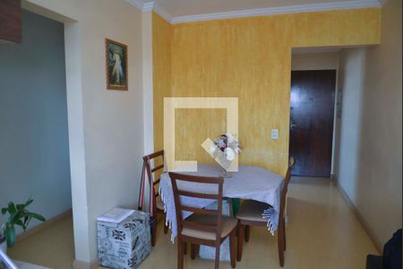 Sala de apartamento à venda com 2 quartos, 60m² em Vila Alzira, Santo André