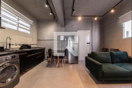 Sala de apartamento para alugar com 2 quartos, 61m² em Santo Amaro, São Paulo