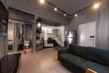 Sala de apartamento para alugar com 2 quartos, 61m² em Santo Amaro, São Paulo