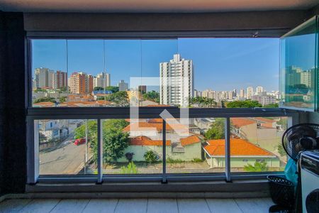 Varanda da sala de apartamento à venda com 1 quarto, 65m² em Ipiranga, São Paulo