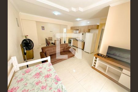 Sala de TV de apartamento para alugar com 2 quartos, 85m² em Ingleses do Rio Vermelho, Florianópolis