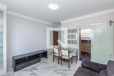 Sala de apartamento para alugar com 2 quartos, 62m² em Grajaú, Belo Horizonte