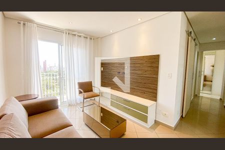 Sala de apartamento para alugar com 3 quartos, 75m² em Jardim, Santo André