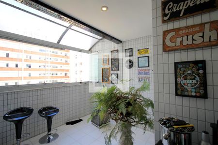 Varanda integrada de apartamento à venda com 4 quartos, 185m² em Santo Agostinho, Belo Horizonte