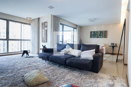 sala de apartamento à venda com 4 quartos, 271m² em Vila da Serra, Nova Lima