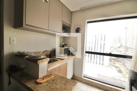 Sala/cozinha de kitnet/studio para alugar com 1 quarto, 30m² em Setor Marista, Goiânia