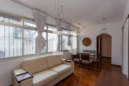 Sala  de apartamento para alugar com 2 quartos, 70m² em Santo Antônio, Belo Horizonte