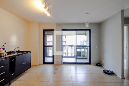 Sala/Cozinha de apartamento para alugar com 2 quartos, 54m² em Campos Elíseos, São Paulo