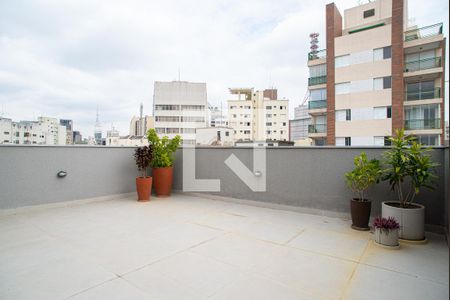 Studio para alugar com 27m², 1 quarto e sem vaga Studio para alugar com 27m², 1 quarto e sem vagaÁrea comum - Varanda do Salão de festas