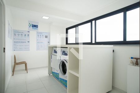 Área comum - Lavanderia de kitnet/studio para alugar com 1 quarto, 27m² em Bela Vista, São Paulo