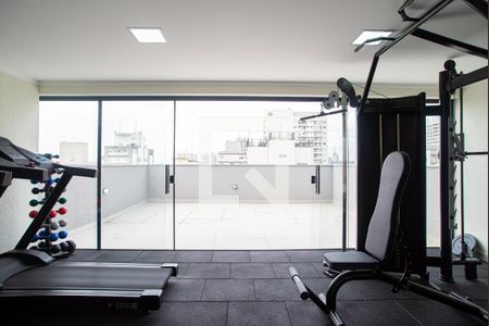 Studio para alugar com 27m², 1 quarto e sem vaga Studio para alugar com 27m², 1 quarto e sem vagaÁrea comum - Academia