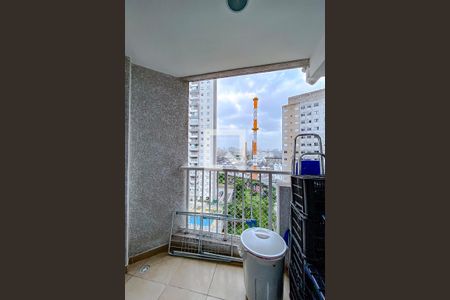 Varanda da Sala de apartamento à venda com 2 quartos, 56m² em Belenzinho, São Paulo
