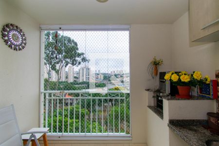 Varanda gourmet de apartamento para alugar com 3 quartos, 75m² em Vila Paulo Silas, São Paulo