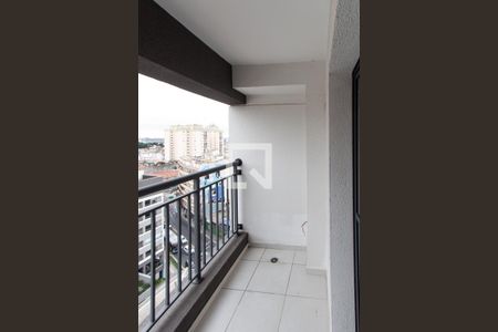Varanda   de apartamento à venda com 1 quarto, 26m² em Vila Gustavo, São Paulo