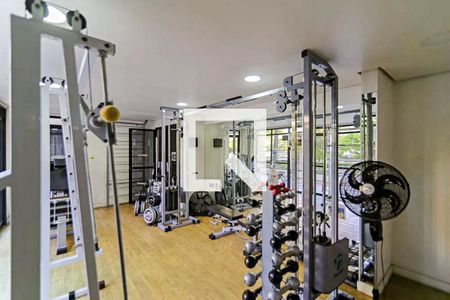 Área comum - Academia de apartamento para alugar com 1 quarto, 36m² em Vila Andrade, São Paulo