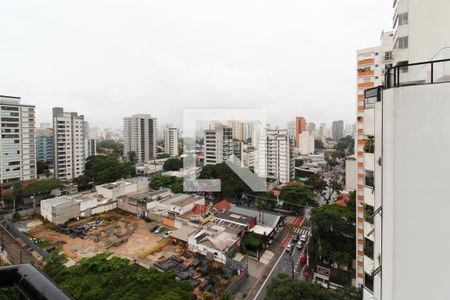 Vista de apartamento para alugar com 1 quarto, 55m² em Indianópolis, São Paulo