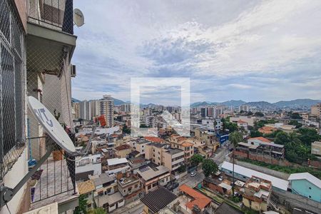 Varanda da Sala vista de apartamento à venda com 1 quarto, 62m² em Cachambi, Rio de Janeiro