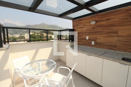Área comum - Churrasqueira de apartamento à venda com 1 quarto, 34m² em Encantado, Rio de Janeiro