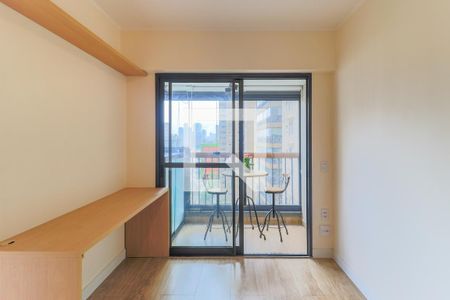 Sala de apartamento para alugar com 1 quarto, 30m² em Brooklin, São Paulo