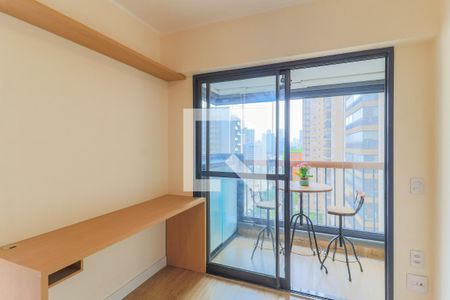 Sala de apartamento para alugar com 1 quarto, 30m² em Brooklin, São Paulo