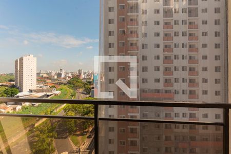 Sacada da Sala de apartamento para alugar com 1 quarto, 57m² em Centro, Campinas