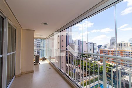 Varanda de apartamento para alugar com 3 quartos, 121m² em Consolação, São Paulo