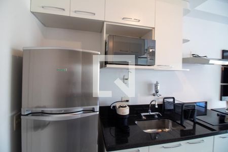 Cozinha de kitnet/studio para alugar com 1 quarto, 35m² em Brooklin Paulista, São Paulo
