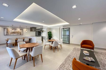 Apartamento para alugar com 28m², 1 quarto e sem vaga Apartamento para alugar com 28m², 1 quarto e sem vagaÁrea comum - Salão de festas