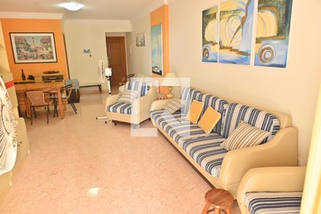 Sala de apartamento para alugar com 3 quartos, 146m² em Caiçara, Praia Grande