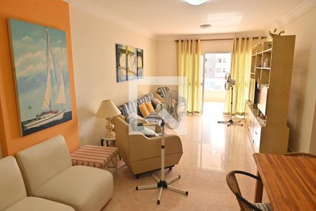 Sala de apartamento para alugar com 3 quartos, 146m² em Caiçara, Praia Grande