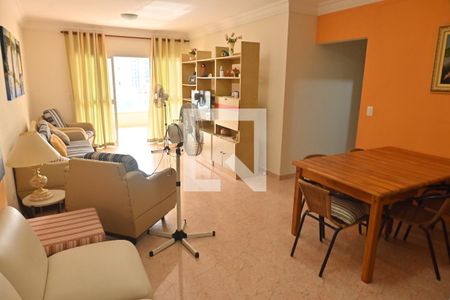 Sala de apartamento para alugar com 3 quartos, 146m² em Caiçara, Praia Grande