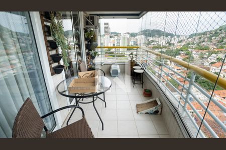 Varanda da Sala de apartamento à venda com 3 quartos, 167m² em Icaraí, Niterói