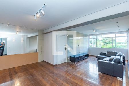 Sala de apartamento para alugar com 3 quartos, 125m² em Cidade Jardim, Belo Horizonte
